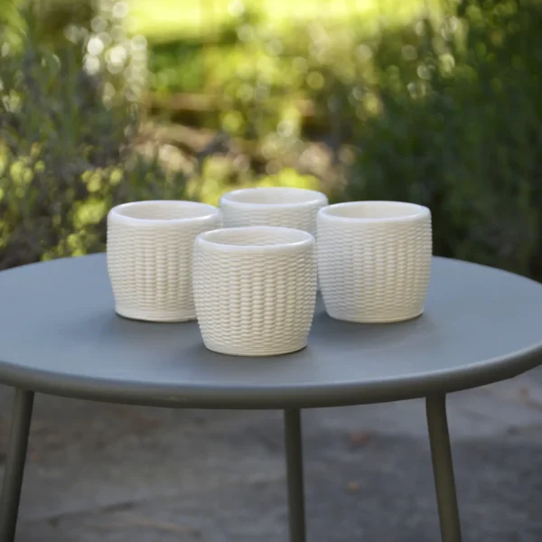 Lot de 4 tasses en céramique Skyphos